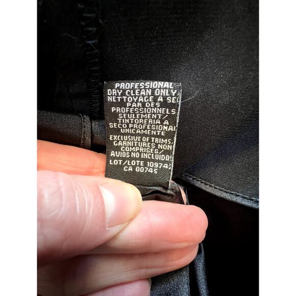 Monique Lhuillier ML Evening Black Lace Mermaid Full Length Gown Size 10 - Picture 11 of 11